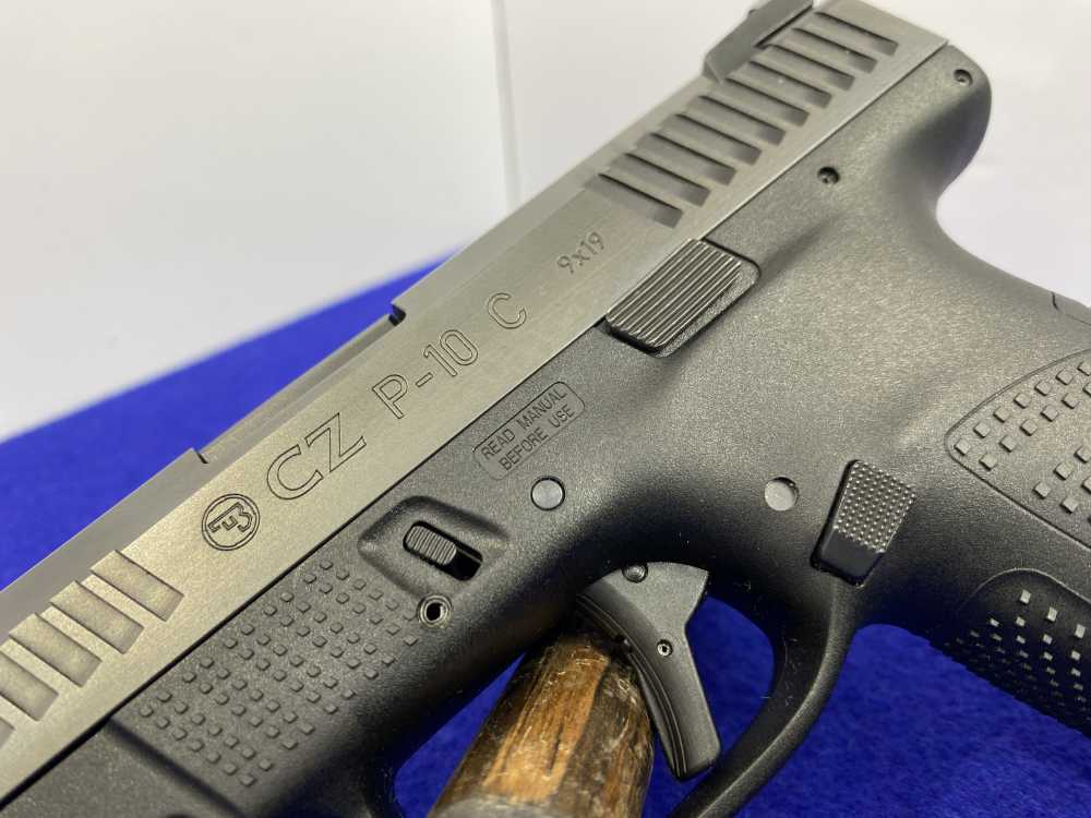 2021 CZ P-10 C 9mm Black 4" *AMAZING COMPACT-SIZE STRIKER-FIRED HANDGUN*   -img-9