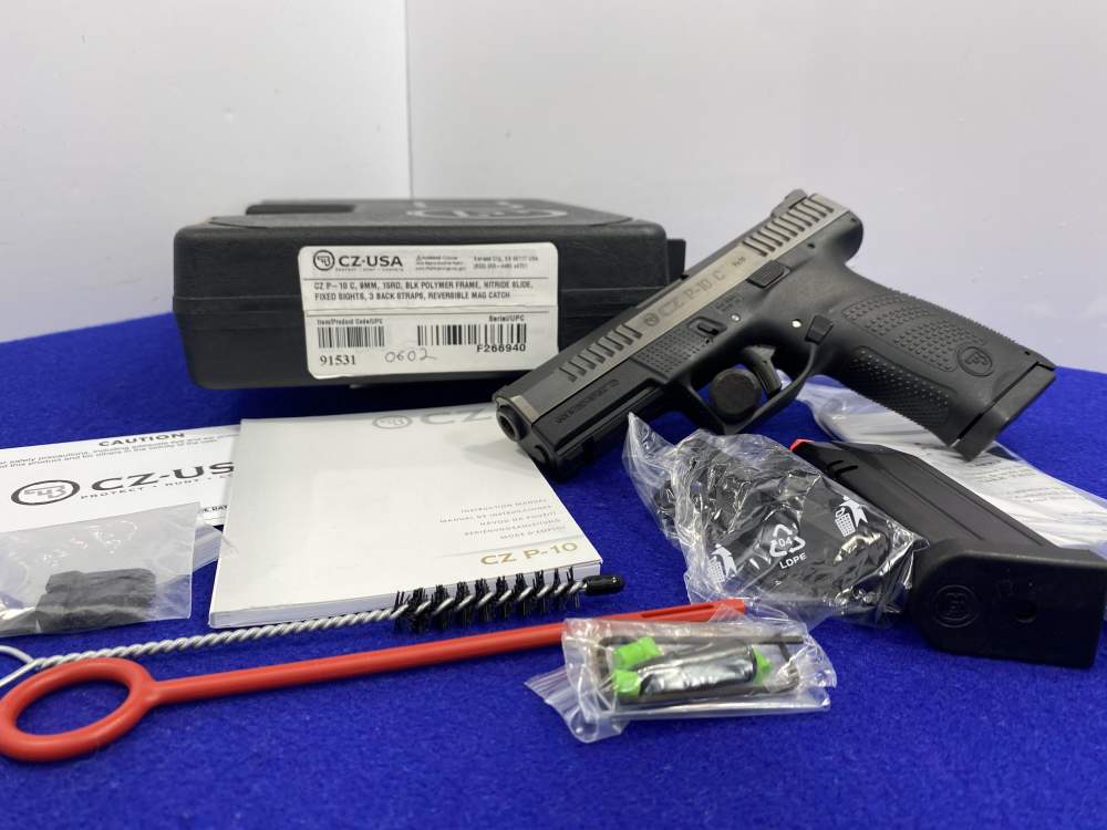 2021 CZ P-10 C 9mm Black 4" *AMAZING COMPACT-SIZE STRIKER-FIRED HANDGUN*   -img-35