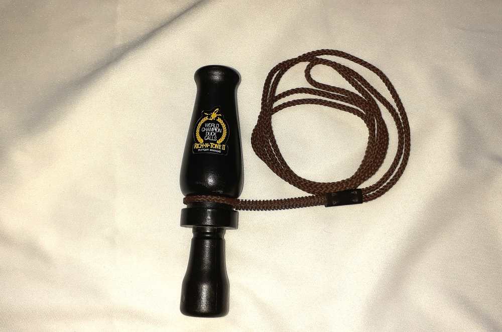 Vintage World Champion Duck Call Rich N Toned II-img-0