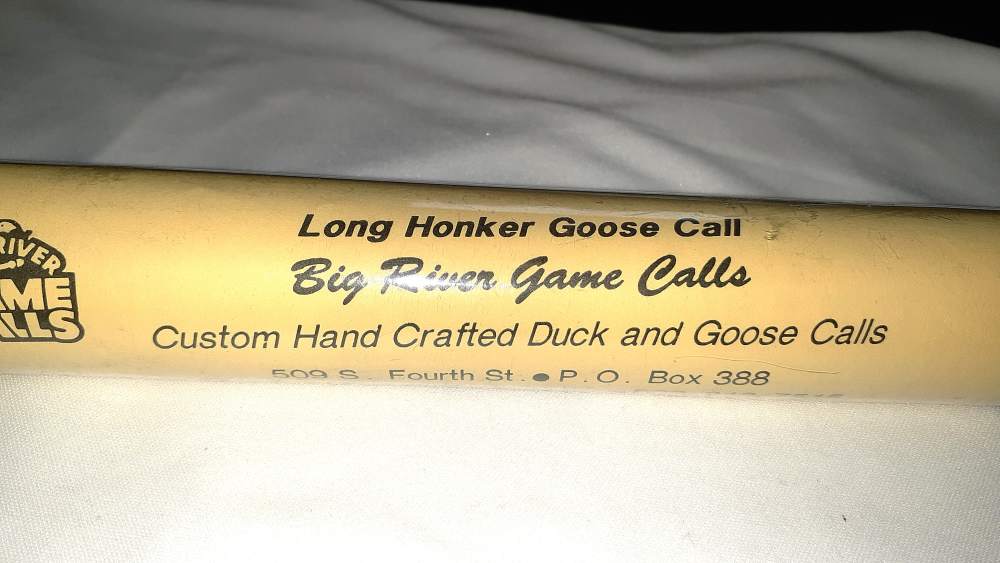 Vintage Big River Long Honker Goose Call-img-2