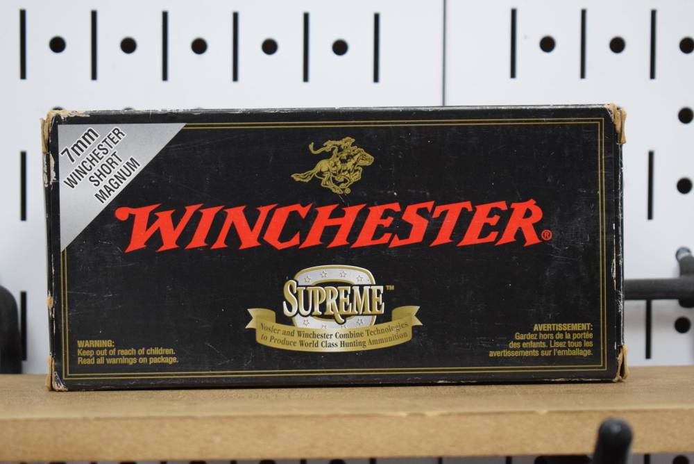Lot of 7mm WSM Brass, Ammo, and Hornady Reloading Dies-img-7