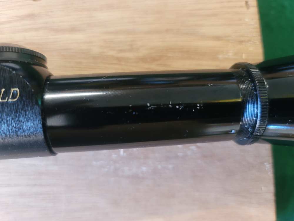 Leupold m8 4x Compact rifle scope gloss blue duplex crosshairs-img-4