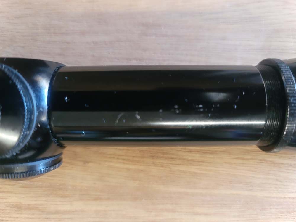 Leupold m8 4x Compact rifle scope gloss blue duplex crosshairs-img-2