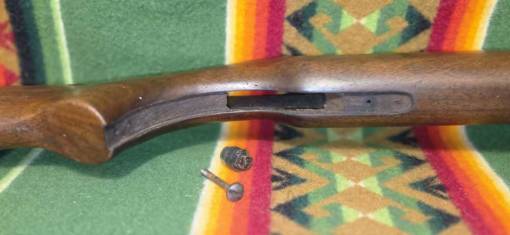 Mossberg Westernfield model 51 22 semi auto factory walnut stock-img-7