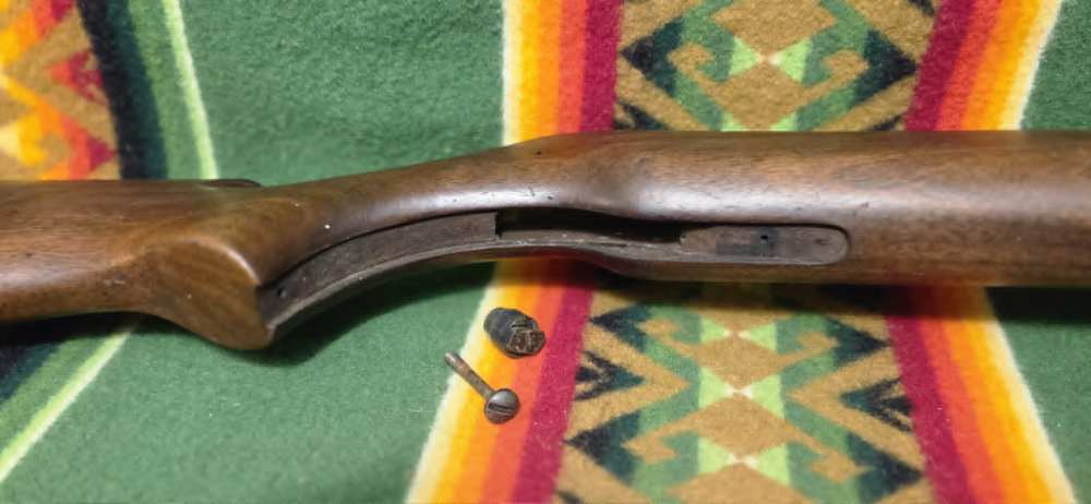 Mossberg Westernfield model 51 22 semi auto factory walnut stock-img-8