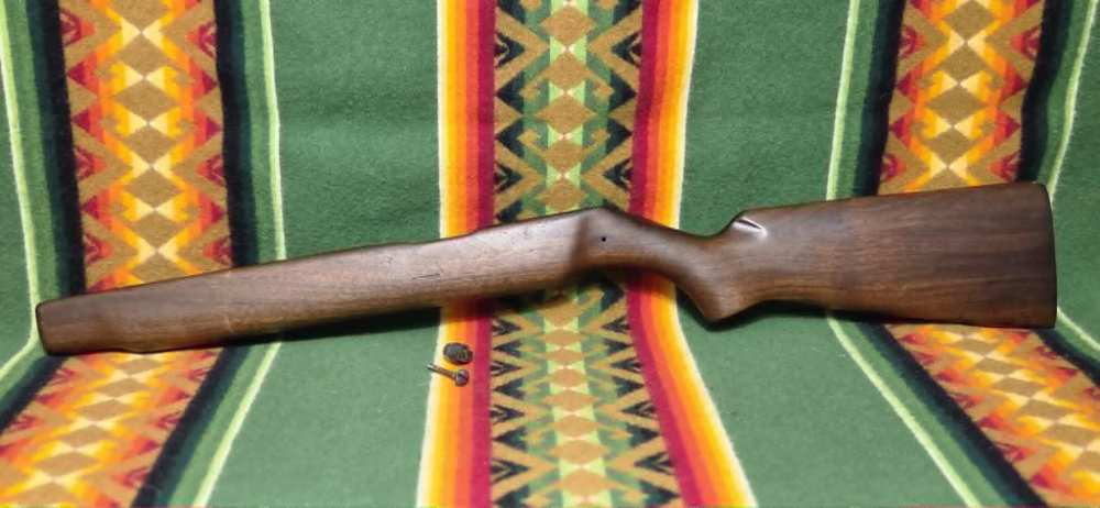 Mossberg Westernfield model 51 22 semi auto factory walnut stock-img-0