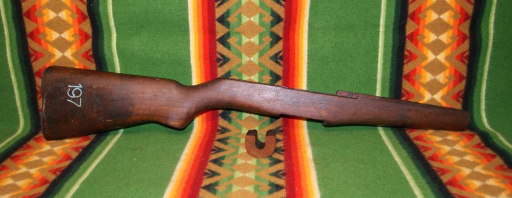 Vintage M1 Garand Walnut stock-img-8