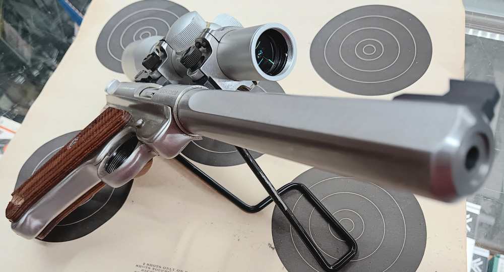 Ruger MKII Competition Target Model 22lr W/ Swift 2X scope-img-6