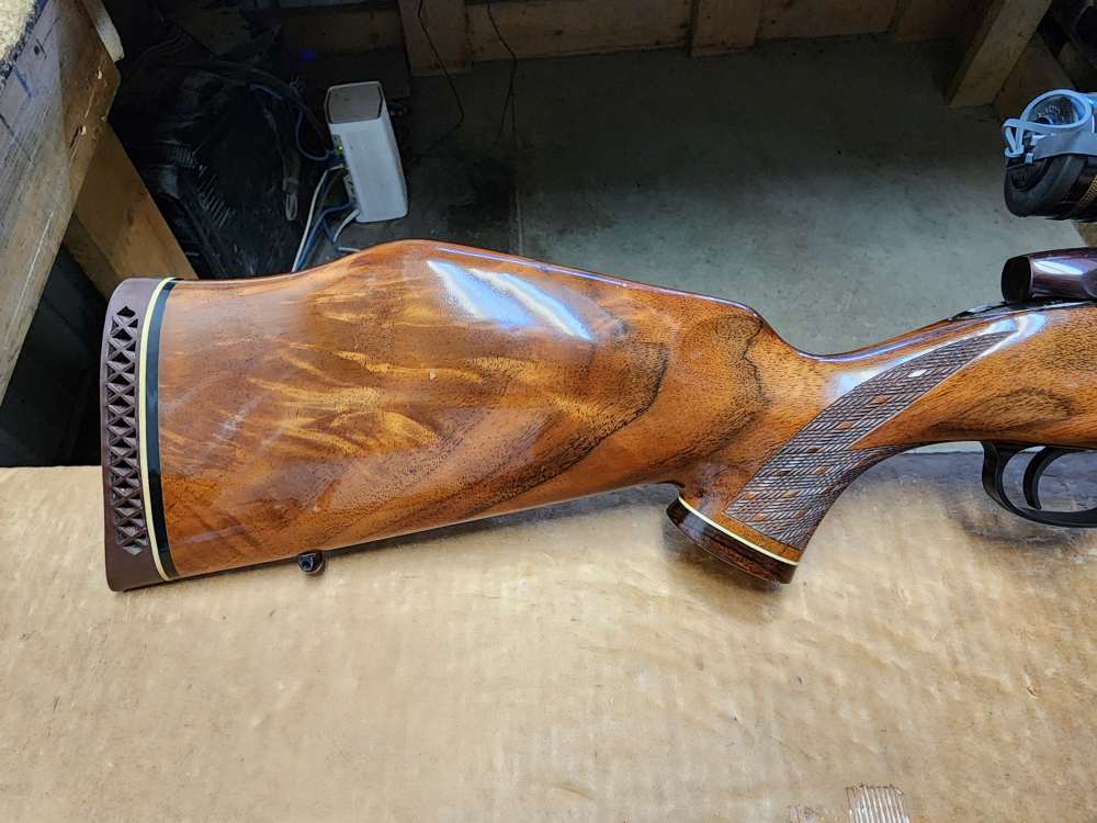 PICS! USED 1969 WEATHERBY MARK V DELUXE 300 WBY 26" REDFIELD 2-7X W GERMANY-img-2