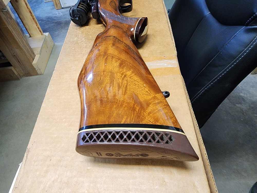 PICS! USED 1969 WEATHERBY MARK V DELUXE 300 WBY 26" REDFIELD 2-7X W GERMANY-img-5