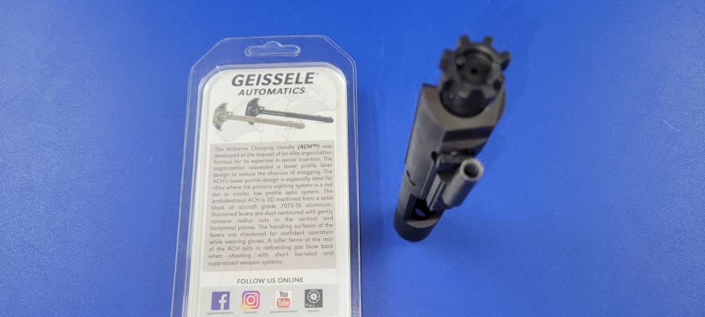 AR 15 M16 223 5.56 BCG Bolt Carrier Group & Geissele ACH DDC Charge Handle-img-2