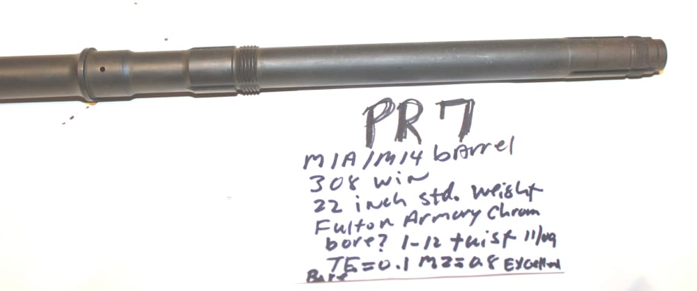  M1A/M14 Barrel, 308 Win 22” Std. weight, Fulton Armory, - #PR7-img-5