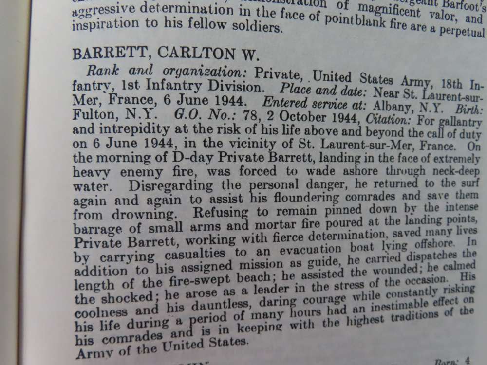 MEDAL OF HONOR RECIPIENTS 1863-1973 REFERENCE BOOK BY U.S. VETERANS AFFAIRS-img-14