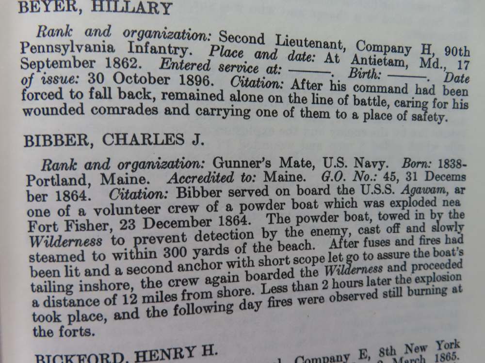 MEDAL OF HONOR RECIPIENTS 1863-1973 REFERENCE BOOK BY U.S. VETERANS AFFAIRS-img-8