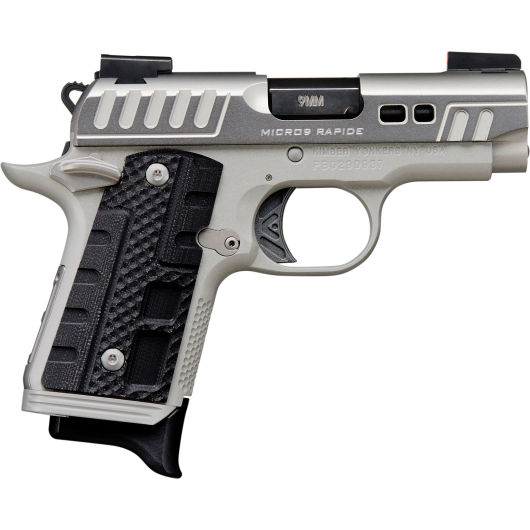 3300223 Kimber Micro 9 Rapide Black Ice 9mm Luger 3.1" KimPro II Silver-img-0