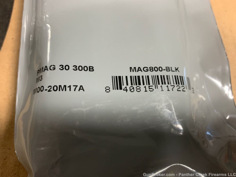 (5) Magpul Pmag M3 .300 AAC Blackout 30 Round Magazine MAG800-BLK-img-2