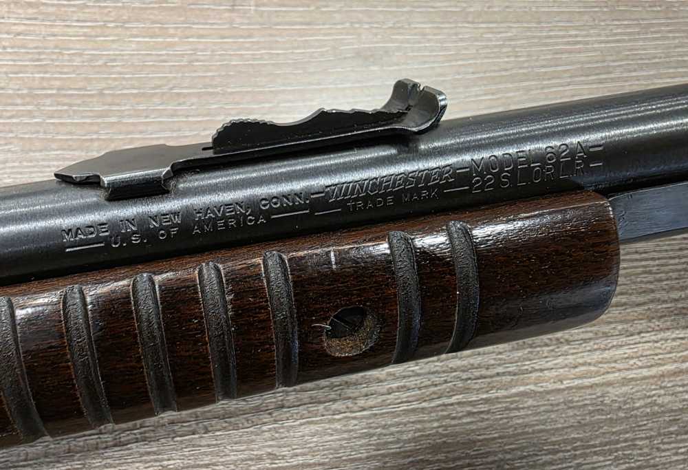 Winchester 62A  22 cal Pump mfg in 1958 -all original ,  outstanding  cond.-img-17