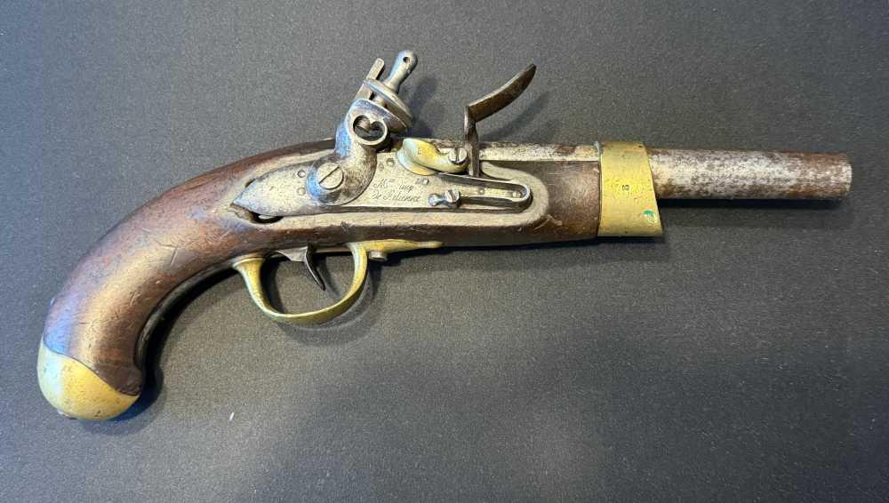 1812 Dated French MLE AN13 Model 1806 Napoleonic Flintlock Dragoon Pistol-img-0