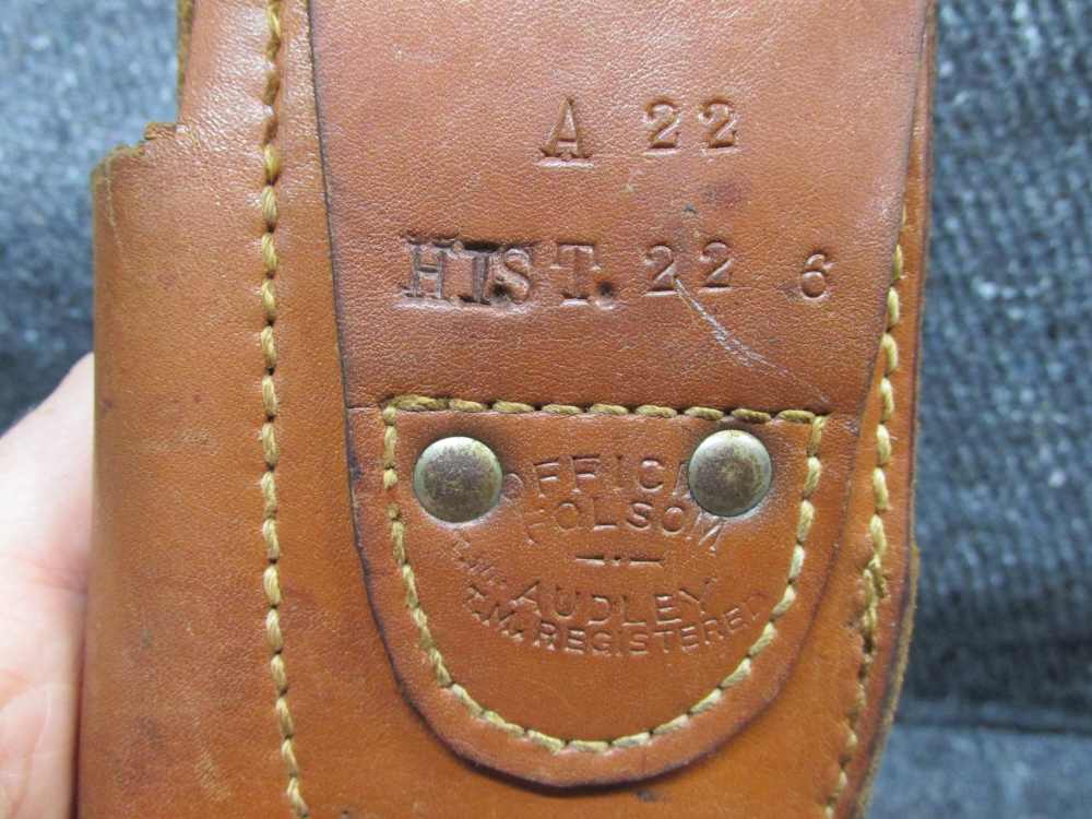 2 HOLSTERS-GERMAN LUGER & AUDLEY FOLSOM FOR THE COLT WOODSMAN-img-3