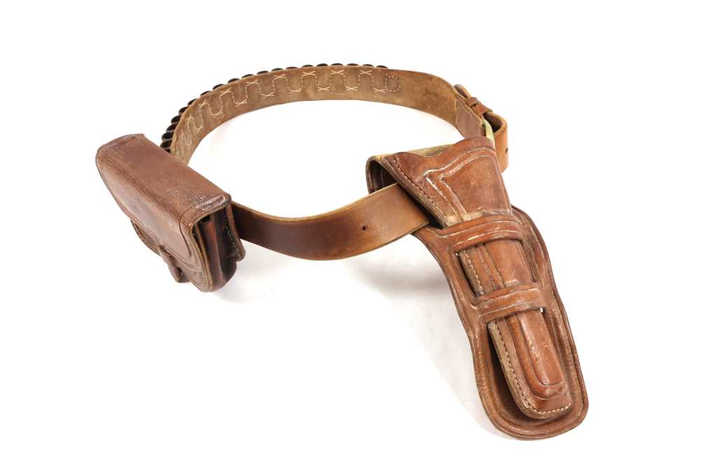 Vintage Davis & Sons Leather Loop Holster-img-0