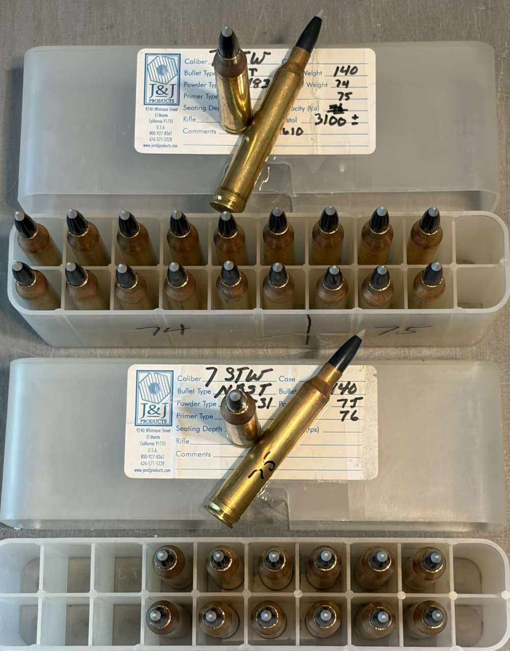 7mm STW 140 gr Nosler Ballistic Silvertip Rifle Ammo 34 rd Remington Reload-img-2