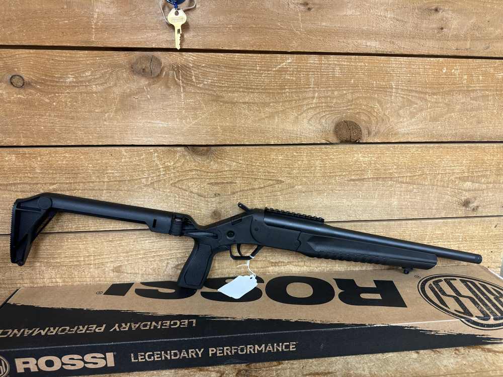 Rossi LWC300B-BKFS LWC 300 Blackout Single Shot 16.50” Black Oxide...-img-0