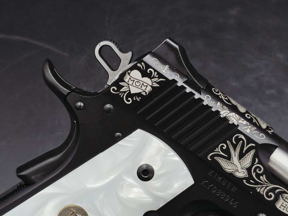New Design! Homeward Bound Engraved KIMBER 1911 Bundle 45 DK Customs -img-9