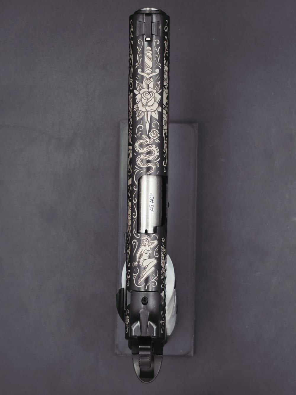 New Design! Homeward Bound Engraved KIMBER 1911 Bundle 45 DK Customs -img-12
