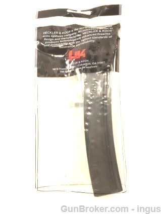 (2 TOTAL) HK SP5K SP-5K 9MM 30RD STEEL FACTORY MAG 206349S-img-2