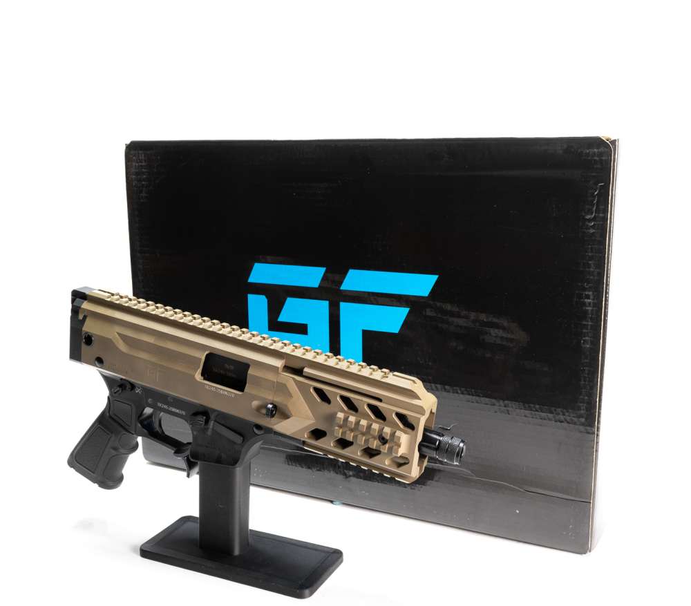 Gforce Arms Blade6 Two-Tone FDE/Black Blowback Pistol 9mm 33+1 6"-img-12