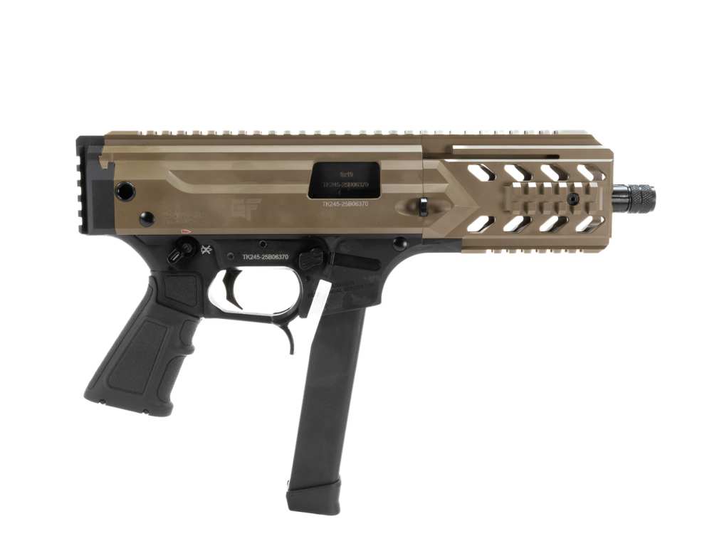 Gforce Arms Blade6 Two-Tone FDE/Black Blowback Pistol 9mm 33+1 6"-img-0