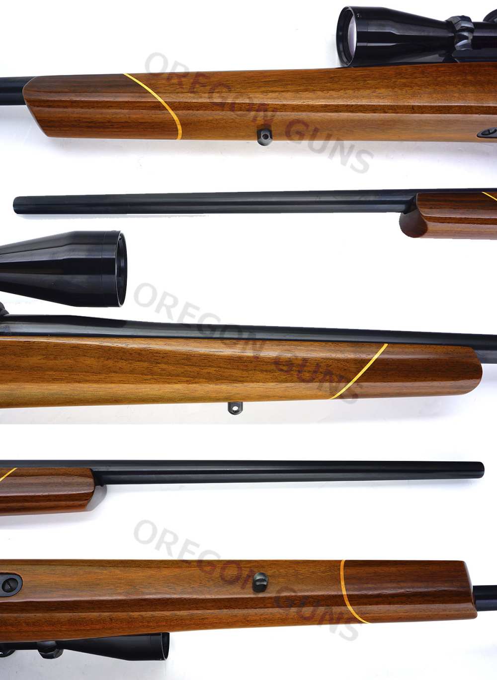 INTERARM MARK X DELUXE 22-250 REM W/VINTAGE WEAVER SCOPE GORGEOUS CONDITION-img-3