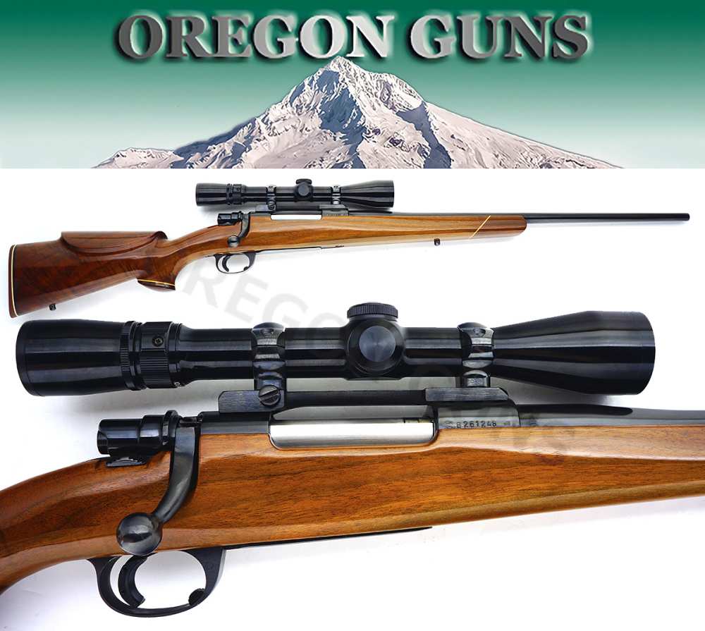 INTERARM MARK X DELUXE 22-250 REM W/VINTAGE WEAVER SCOPE GORGEOUS CONDITION-img-0