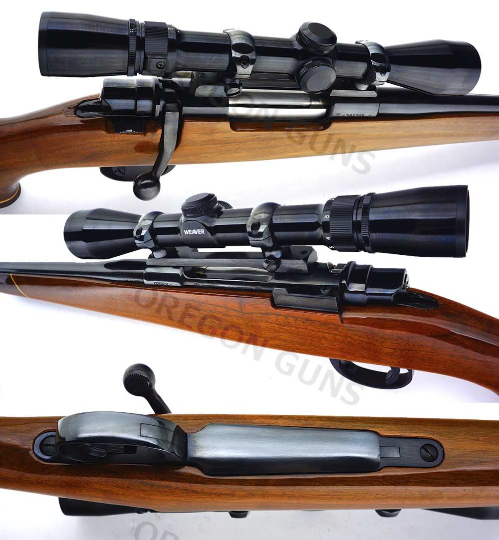 INTERARM MARK X DELUXE 22-250 REM W/VINTAGE WEAVER SCOPE GORGEOUS CONDITION-img-2