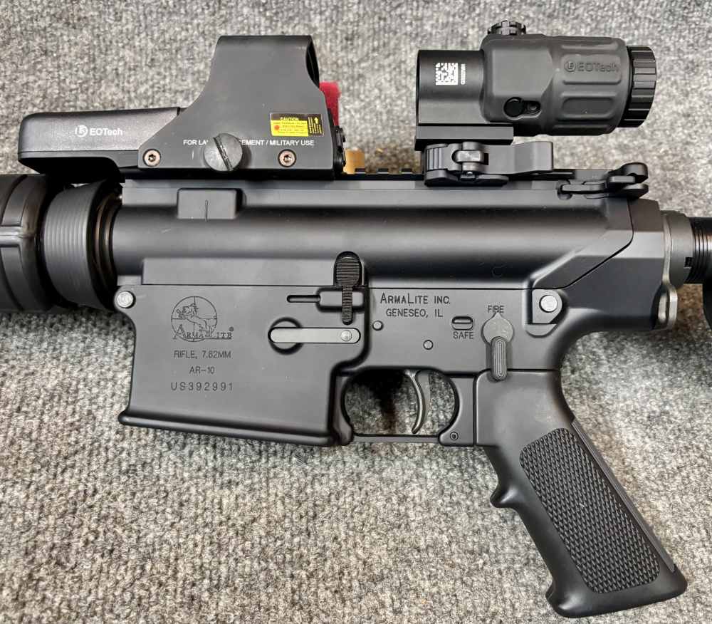ArmaLite AR-10 7.62 As New 16” EO Tech Magnifier 4 mags-img-8