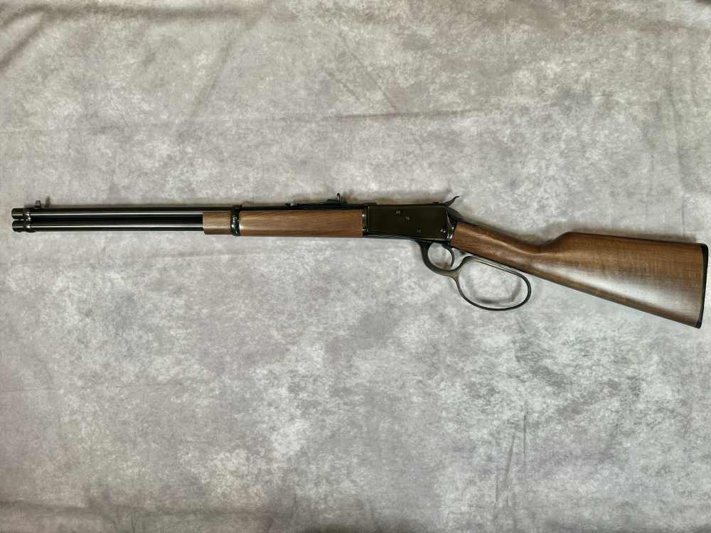 Rossi R92 44 Mag, 20" Lever Action Large Loop with Walnut Furniture-img-1