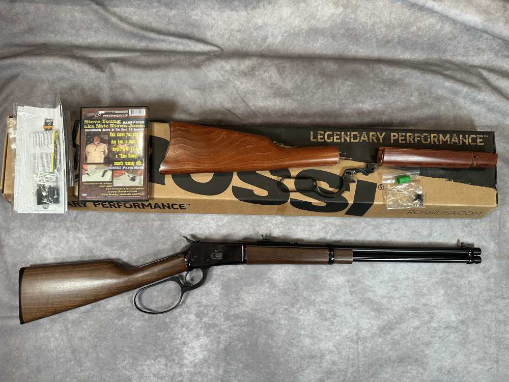 Rossi R92 44 Mag, 20" Lever Action Large Loop with Walnut Furniture-img-30