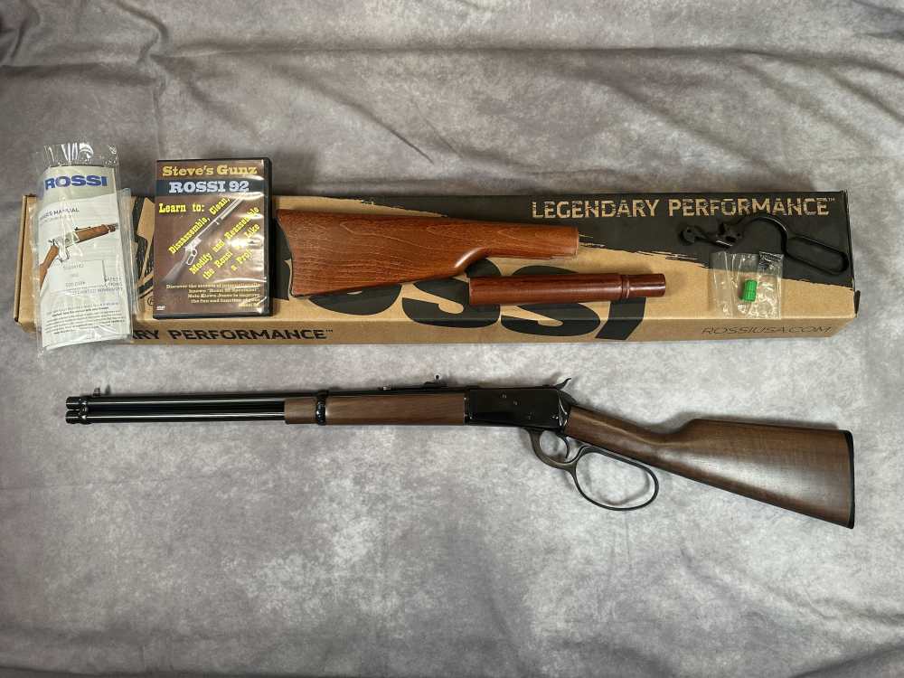 Rossi R92 44 Mag, 20" Lever Action Large Loop with Walnut Furniture-img-31