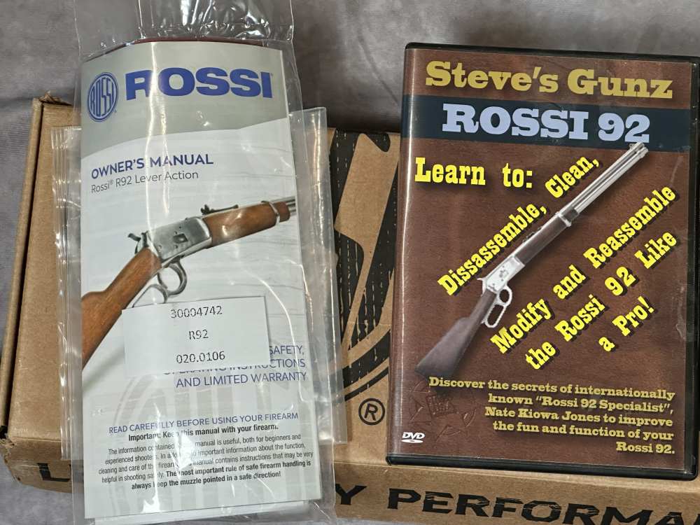 Rossi R92 44 Mag, 20" Lever Action Large Loop with Walnut Furniture-img-32