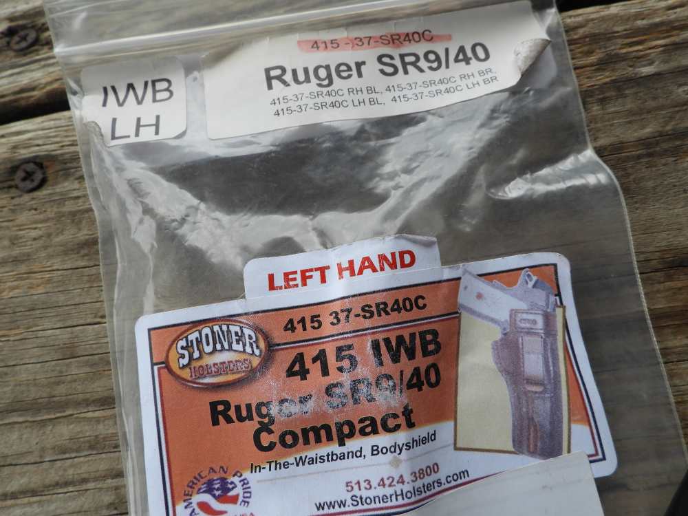 STONER IWB Bodyshield Leather Holster For Ruger SR9/SR40 Compact LH-img-2