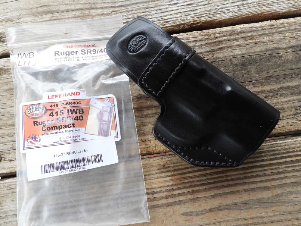 STONER IWB Bodyshield Leather Holster For Ruger SR9/SR40 Compact LH-img-0