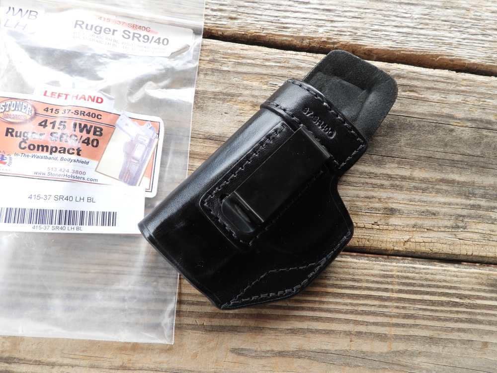 STONER IWB Bodyshield Leather Holster For Ruger SR9/SR40 Compact LH-img-1