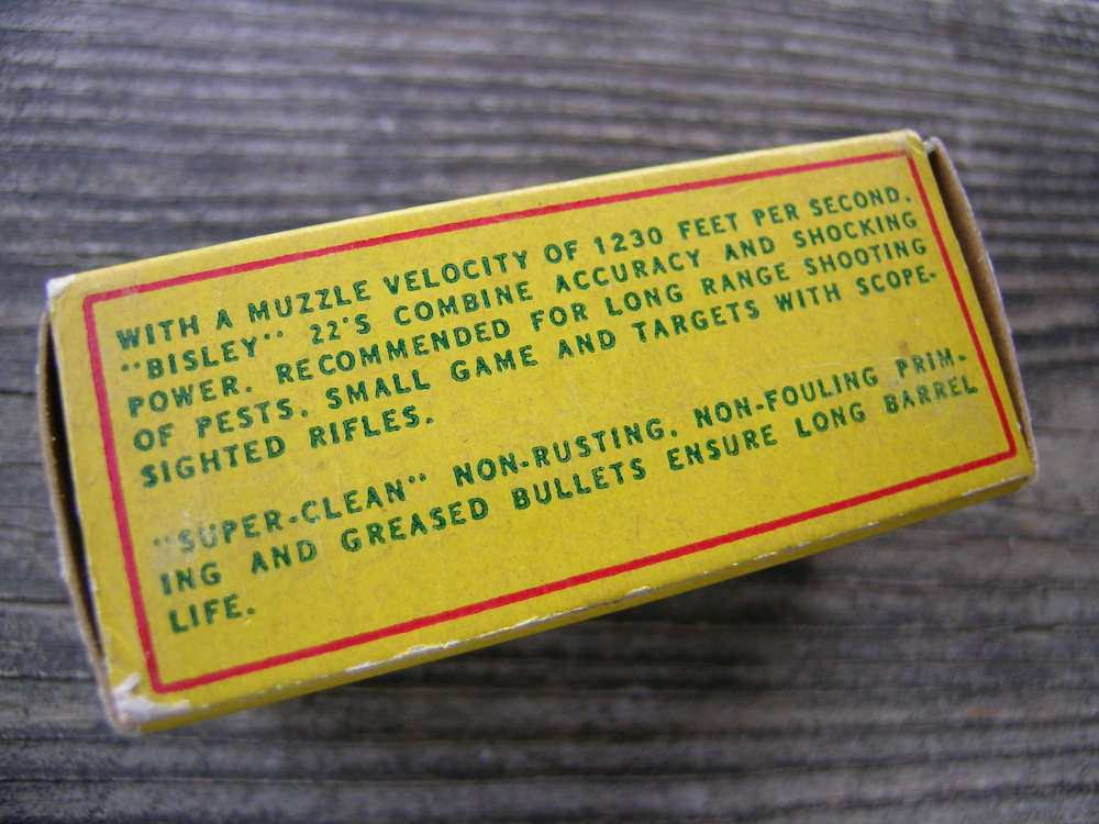 Vintage CIL Bisley .22 Rimfire Ammo Full Box/50-img-2