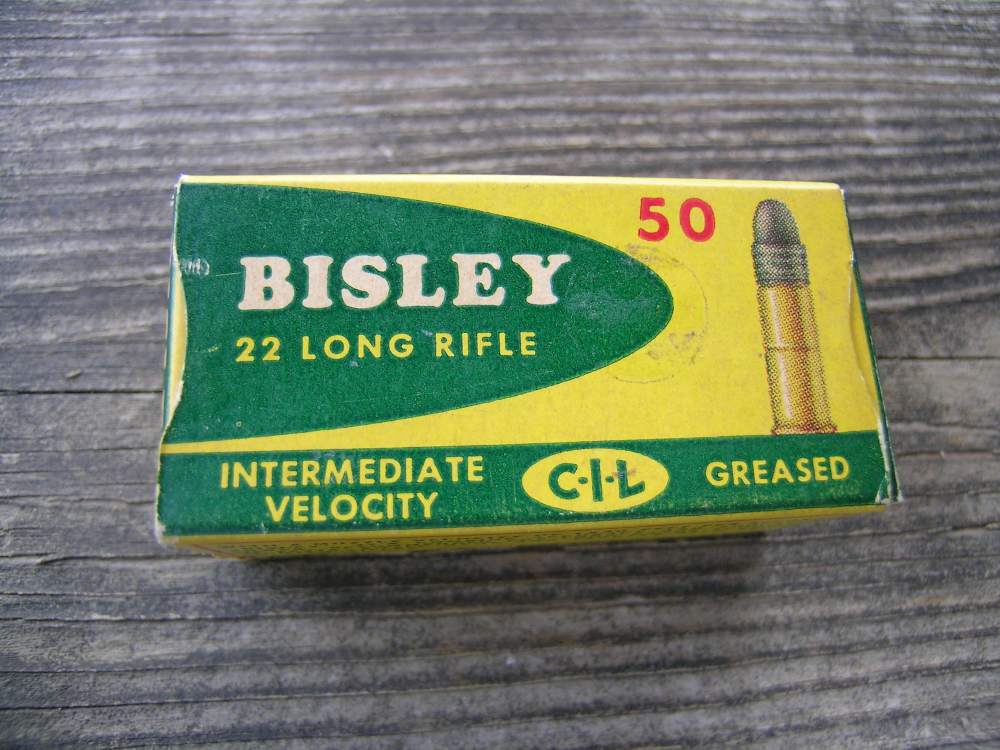 Vintage CIL Bisley .22 Rimfire Ammo Full Box/50-img-0