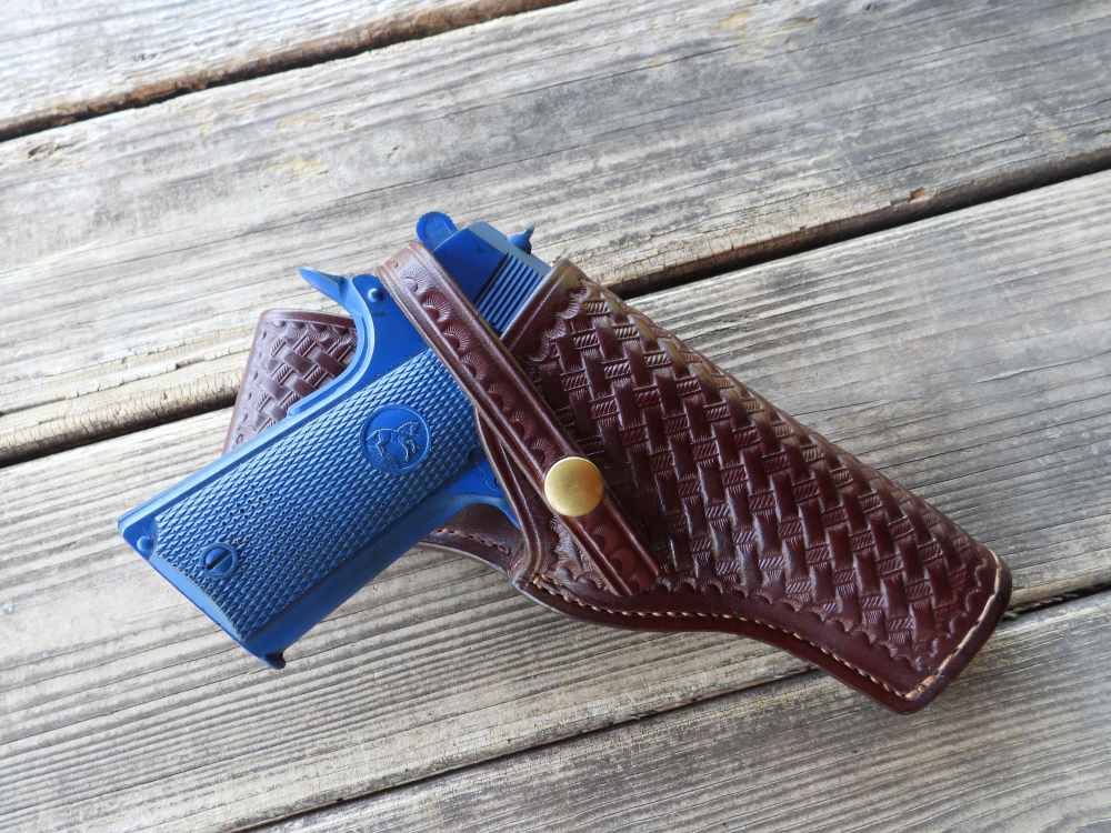 Don Hume H216 Leather Holster For Colt Commander 4"-img-0