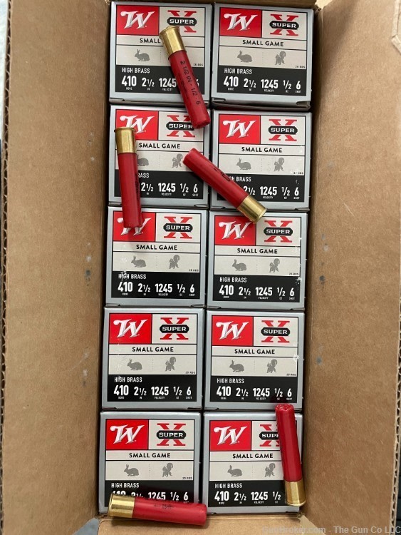 Winchester X416 Super X Heavy Game 410, 2.50", 1/2oz, 6Shot, 250 Shells-img-0