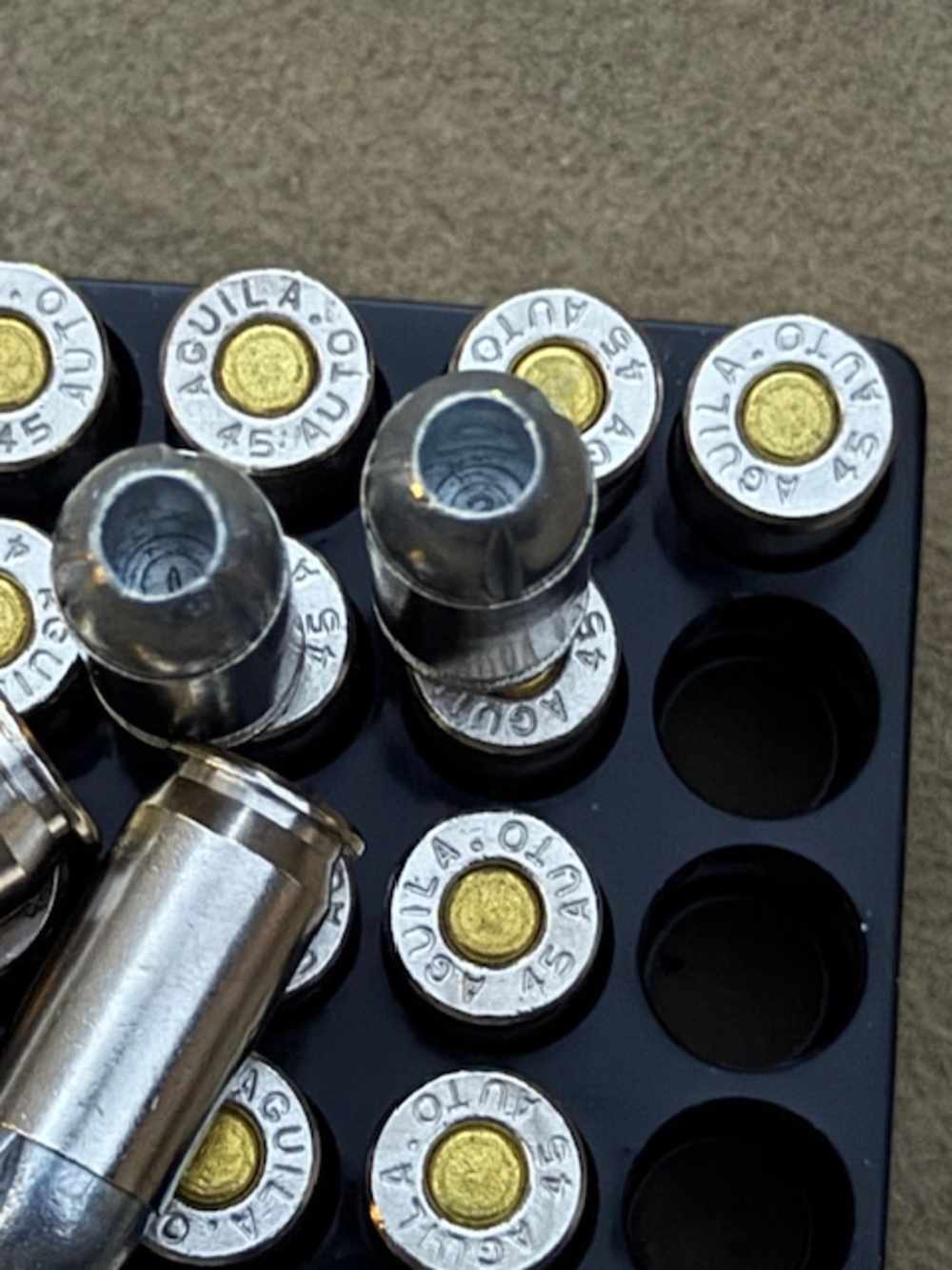 AQUILA 45 ACP HIGH POWER IQ 117GR MILITARY/LAW ENFORCEMENT AMMO SUPER RARE-img-5