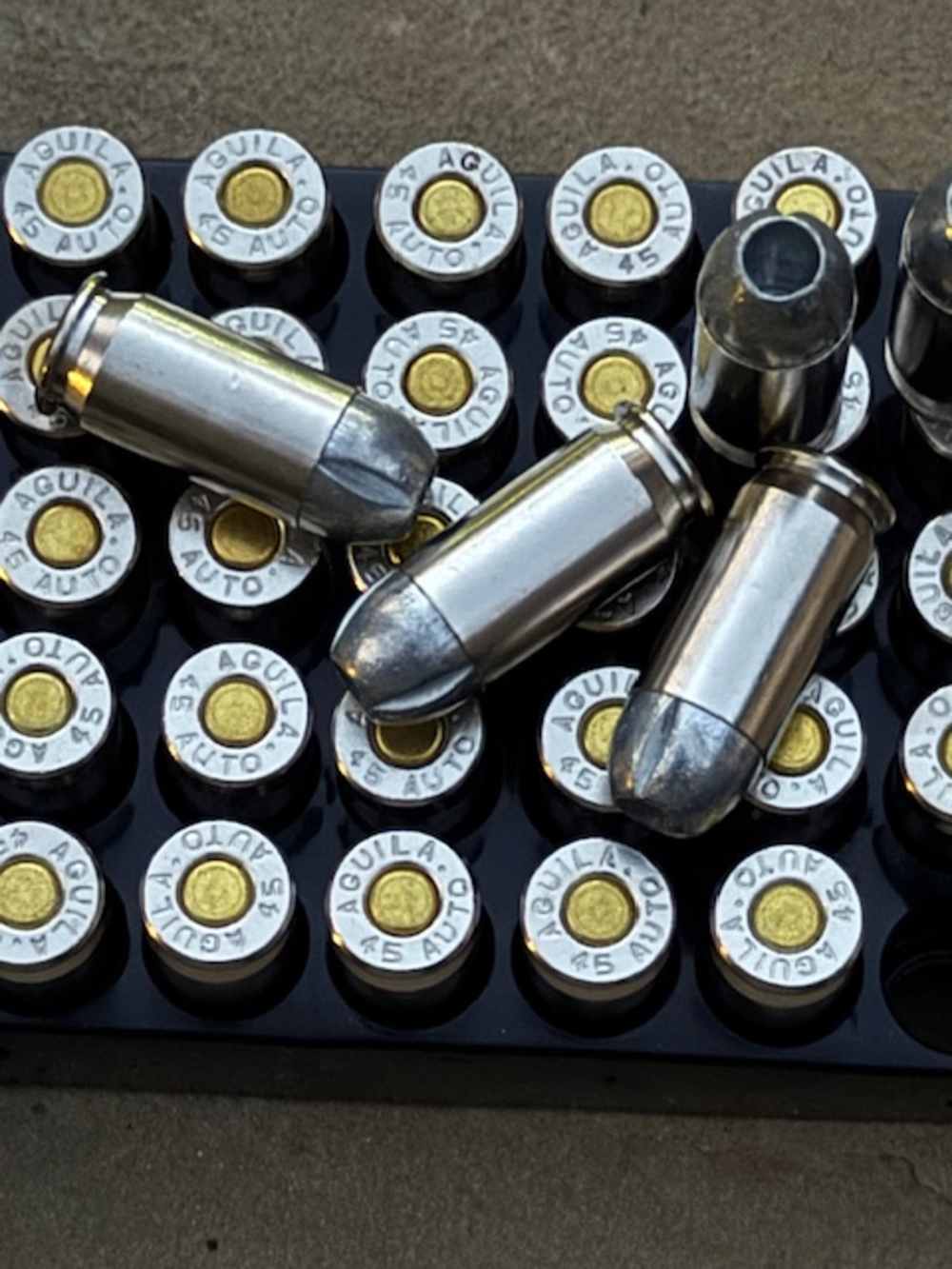 AQUILA 45 ACP HIGH POWER IQ 117GR MILITARY/LAW ENFORCEMENT AMMO SUPER RARE-img-6