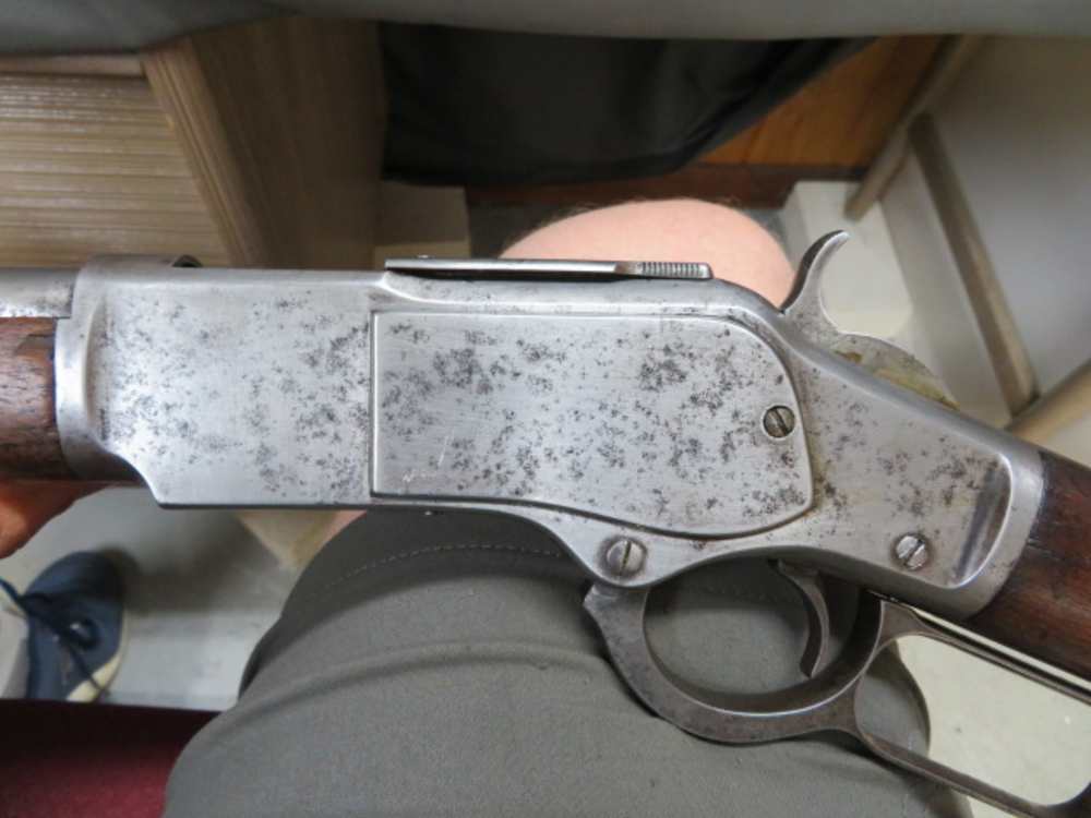 ANTIQUE WINCHESTER MODEL 1873 LEVER ACTION RIFLE-MFG 1884-.44-40 WCF-img-14