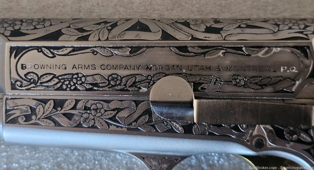 RARE BROWNING HIGH POWER HI-POWER 9MM ENGRAVED-img-2